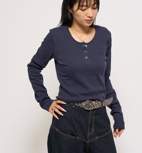  「RING DOT L/S TOPS」|Tシャツ・カットソー|