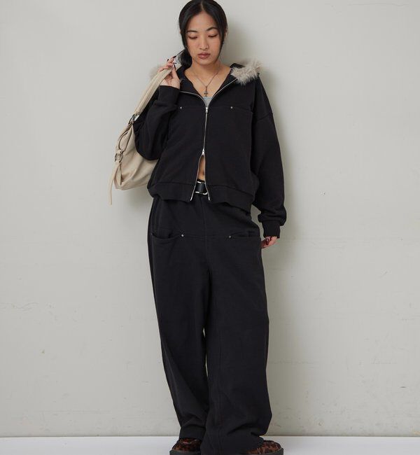  「SLASH POCKET FUR PARKA」|パーカー|