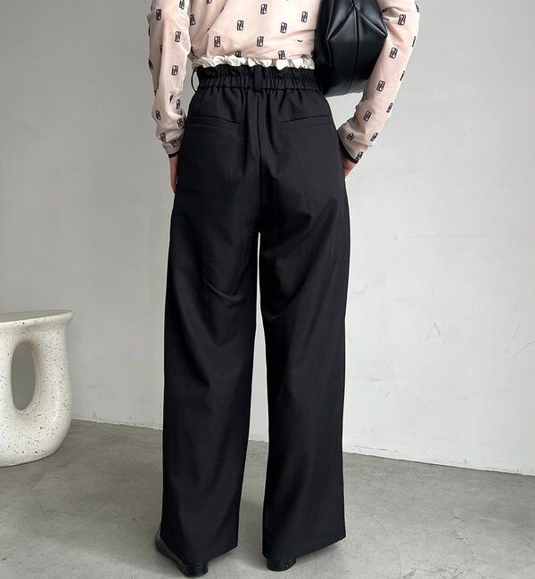  「フリルウエストパンツ」|チノ|