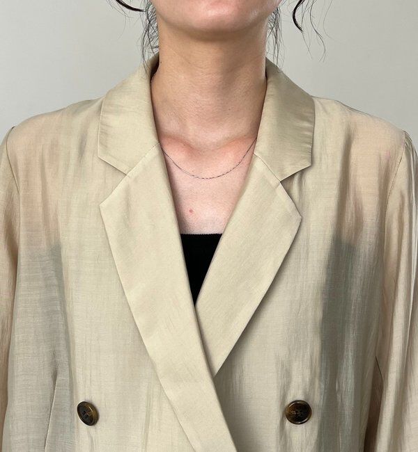  「【全骨格細見え/オフィスコーデにも◎】ライトテーラージャケット」|テーラードジャケット|