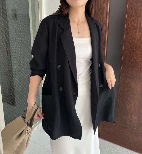  「【全骨格細見え/オフィスコーデにも◎】ライトテーラージャケット」|テーラードジャケット|