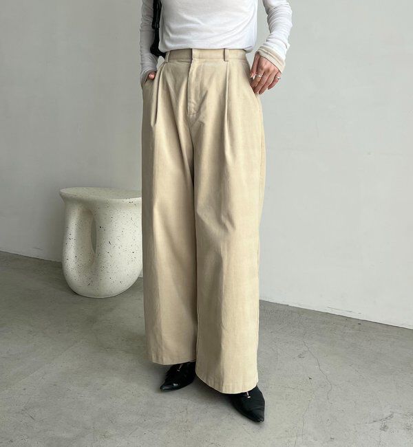  「コーデュロイストレートパンツ」|チノ|