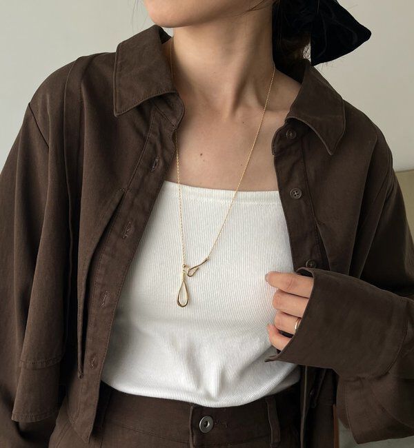  「〈GOLDY/ゴールディ〉ドロップロングYネックレス」|リング|