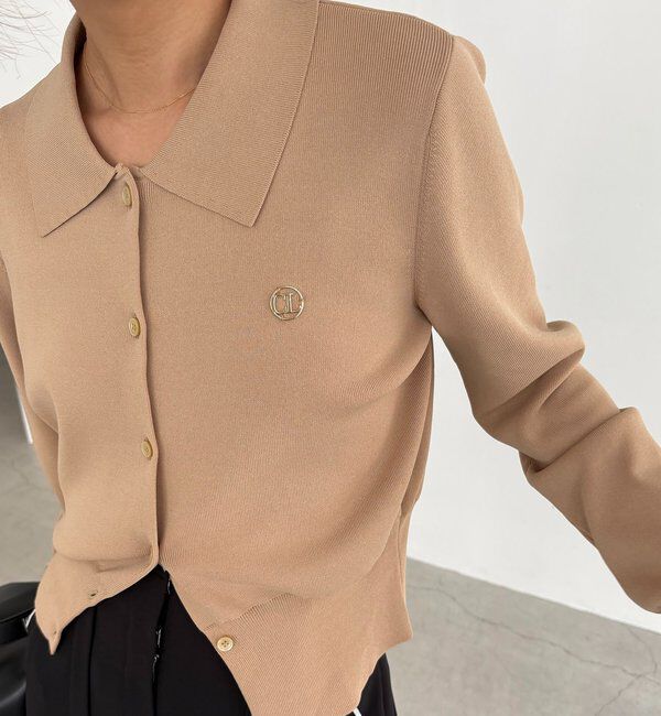  「〈C.L〉ポロカーディガン」|カーディガン|