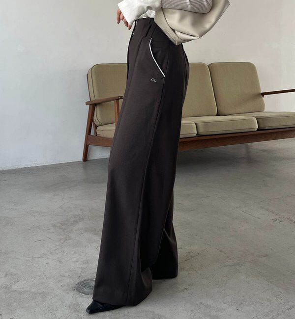  「〈C.L〉カットオフハイウエストパンツ」|チノ|