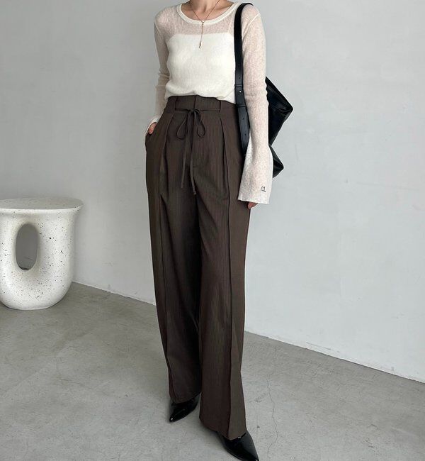  「〈C.L〉カシミアウールフレアスリーブニット」|ニット・セーター|