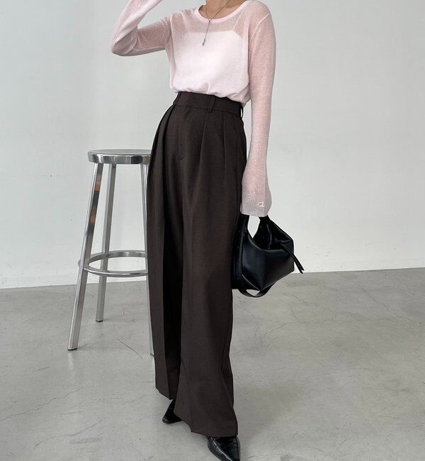  「〈C.L〉カシミアウールフレアスリーブニット」|ニット・セーター|