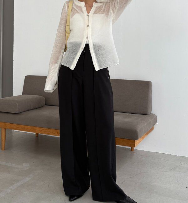  「テンセルウールホックカーディガン」|カーディガン|