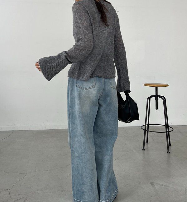  「テンセルウールホックカーディガン」|カーディガン|