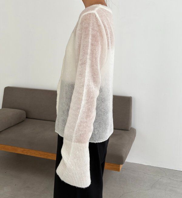  「テンセルウールホックカーディガン」|カーディガン|