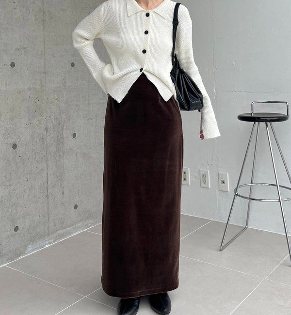  「ビアードカラーニット」|カーディガン|