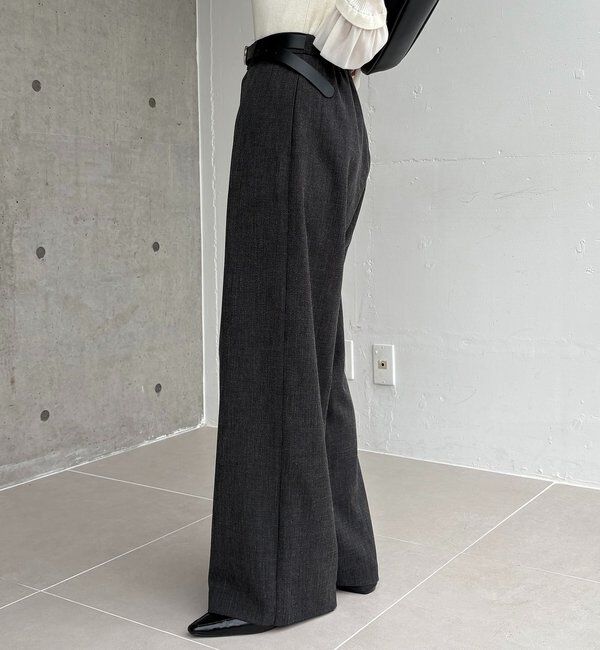  「【低身長サイズあり】アシメベルトSETパンツ」|チノ|