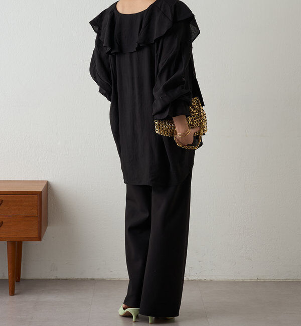  「フリルカラーブラウス」|シャツ・ブラウス|