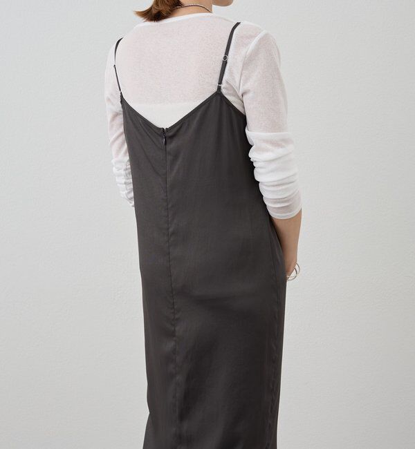  「サテンキャミワンピース」|ワンピース|