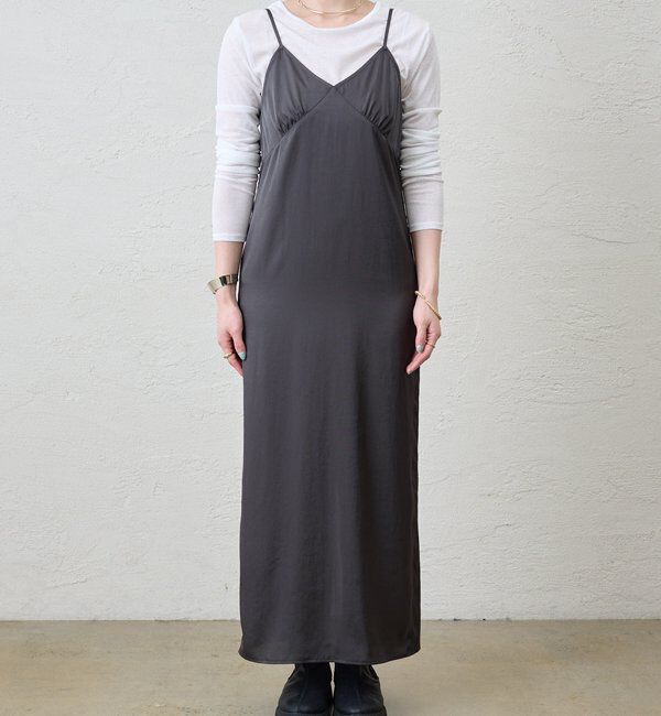  「サテンキャミワンピース」|ワンピース|