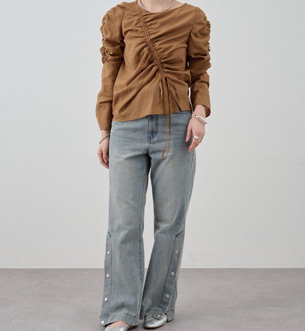  「ギャザーブラウス」|シャツ・ブラウス|