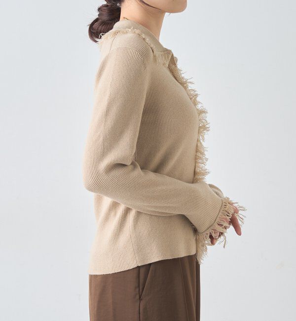  「フリンジカーディガン」|カーディガン|