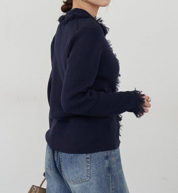  「フリンジカーディガン」|カーディガン|