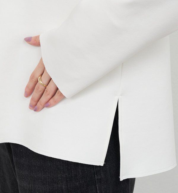  「【インフルエンサー＠tsuru00コラボ】スキッパーポンチプルオーバー」|ニット・セーター|