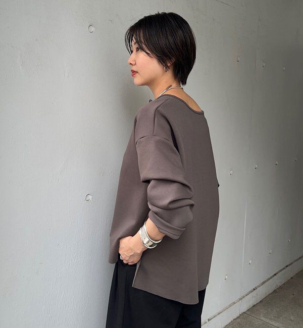  「【インフルエンサー＠tsuru00コラボ】スキッパーポンチプルオーバー」|ニット・セーター|