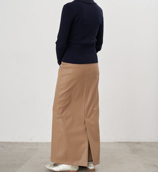  「ハーフジップリブニット」|ニット・セーター|