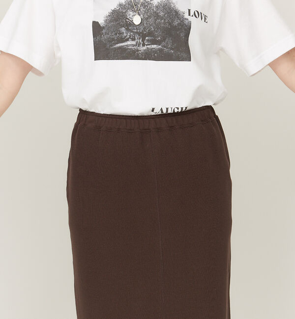 collex「サイドスリットIラインロングスカート」|スカート|