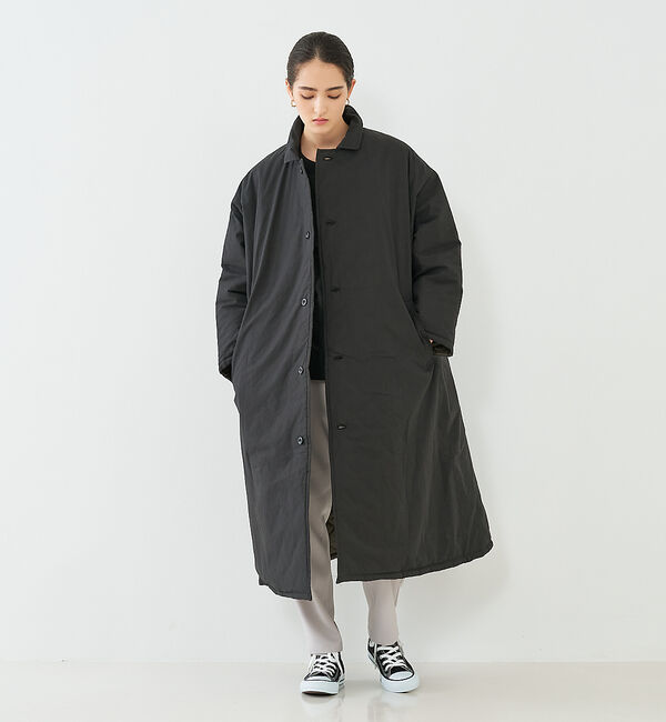 collex「【yarmo/ヤーモ】Quilting Lab Coat キルティングラボコート」|ステンカラーコート|