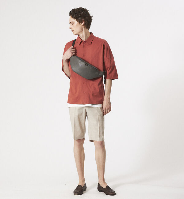 ABAHOUSE「【WEB別注】定番 / シボレザー ショルダーバッグ / ボディバッグ」|その他|