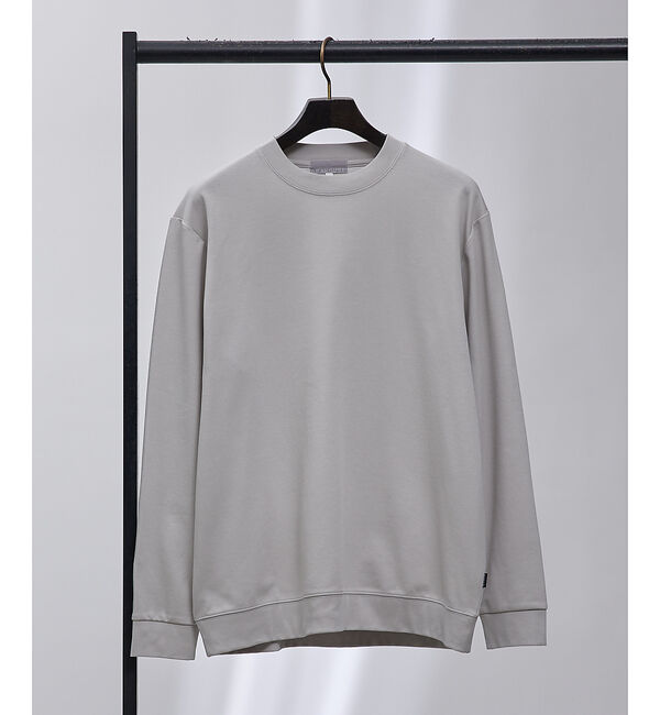 ABAHOUSE「【スムースタッチ】リブ付 長袖Tシャツ」|Tシャツ・カットソー|グレージュ