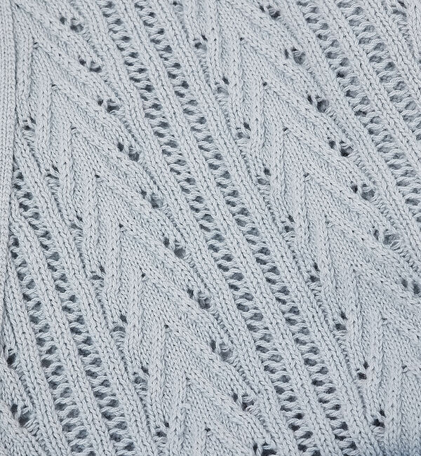 ABAHOUSE「【透かし編み】グラデーション シアー カーディガン」|カーディガン|