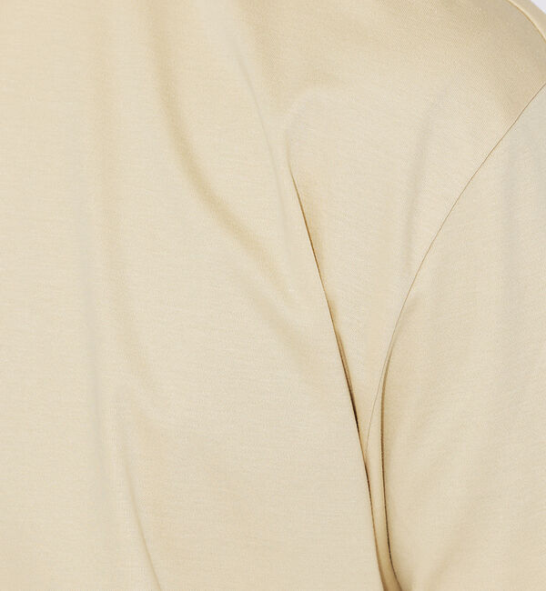 ABAHOUSE「【コットンシルケット】ポンチ クルーネック Tシャツ」|Tシャツ・カットソー|