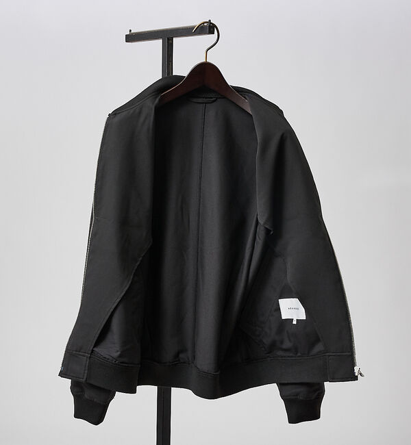 ABAHOUSE「シックシャンブレー リブブルゾン / MA-1」|ブルゾン・スタジャン|