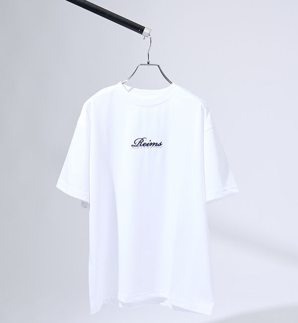 ABAHOUSE「レタリングステッチ刺繍　半袖Tシャツ」|Tシャツ・カットソー|