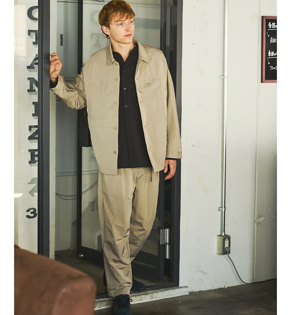 ABAHOUSE「【セットアップ対応】TUCK＆DARTS ワッシャーナイロン ワイドテーパードパ」|その他|