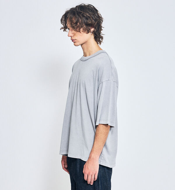 ABAHOUSE「【ヴィンテージ加工】パウダーウォッシュ 半袖Tシャツ / オーバーサイズ」|Tシャツ・カットソー|