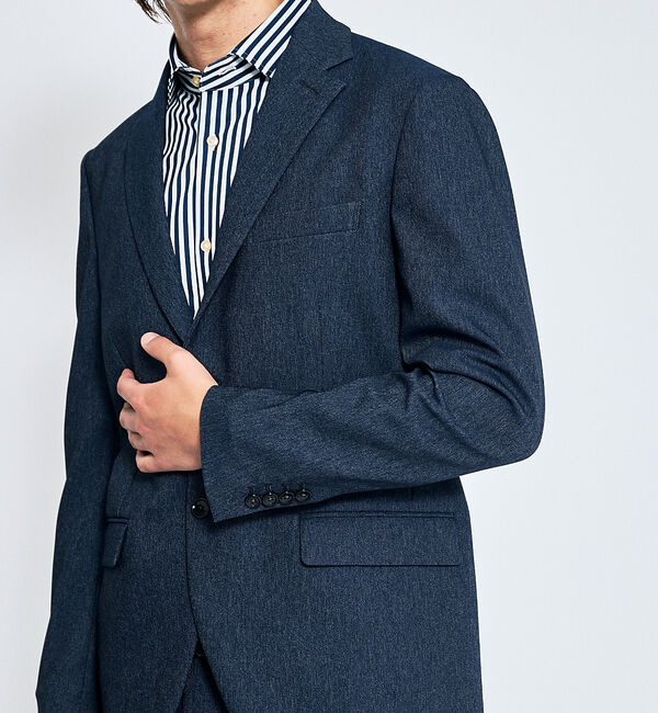 ABAHOUSE「【セットアップ対応】デニムライク ジャケット / FLEX JACKET / 2」|テーラードジャケット|