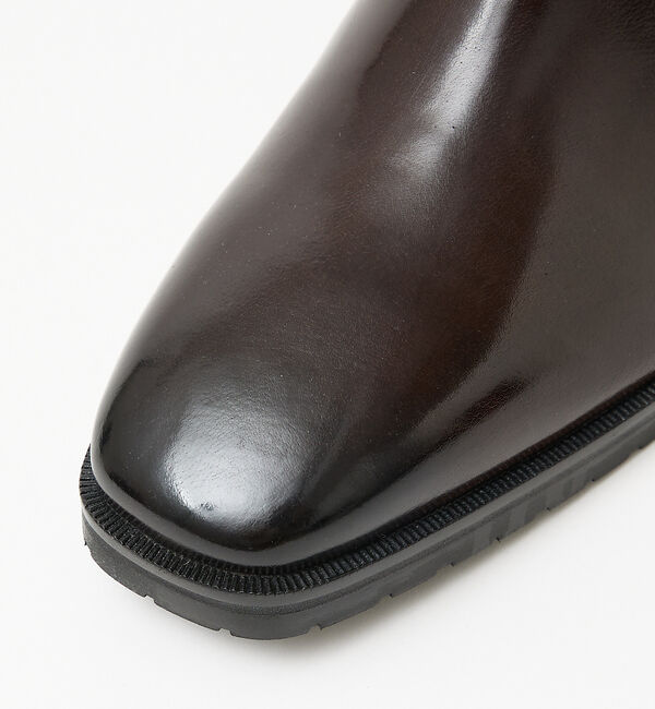 alfredoBANNISTER「スクエア サイドジップ ブーツ」|ショートブーツ|