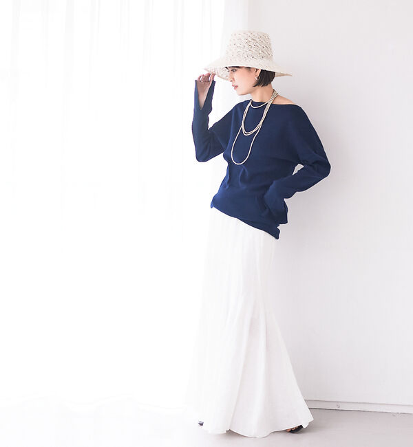 Rouge vif「リネン製品染スカート」|スカート|