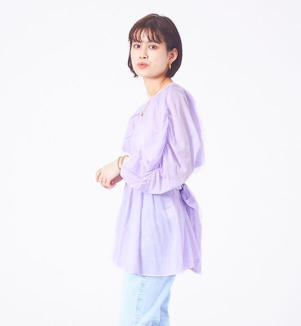 Rouge vif「コーマローンワッシャーブラウス」|シャツ・ブラウス|