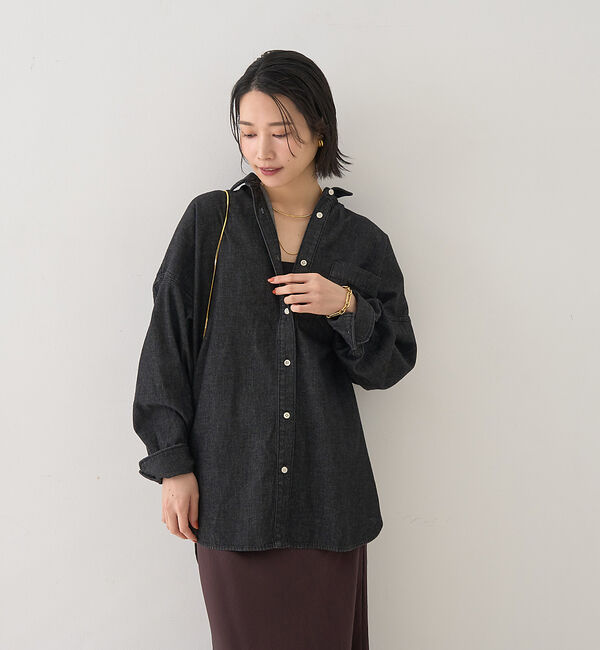 Rouge vif「NEW オーバーサイズデニムシャツ」|シャツ・ブラウス|