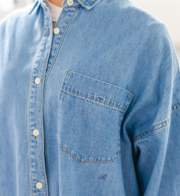 Rouge vif「NEW オーバーサイズデニムシャツ」|シャツ・ブラウス|