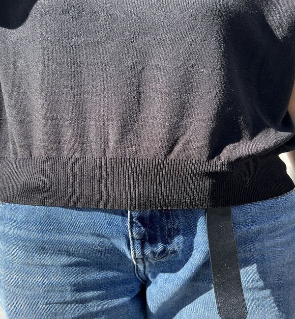 Rouge vif「ショルダータックハイゲージニットプルオーバー」|ニット・セーター|