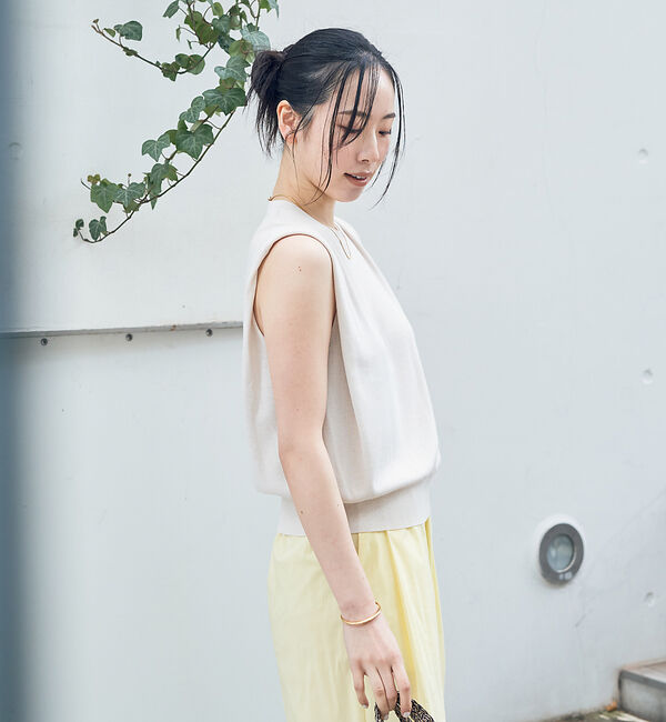 Rouge vif「ショルダータックハイゲージニットプルオーバー」|ニット・セーター|