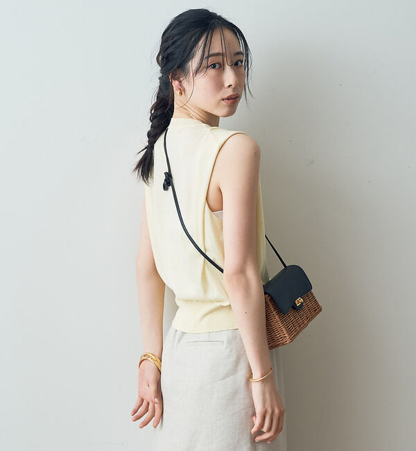 Rouge vif「ショルダータックハイゲージニットプルオーバー」|ニット・セーター|