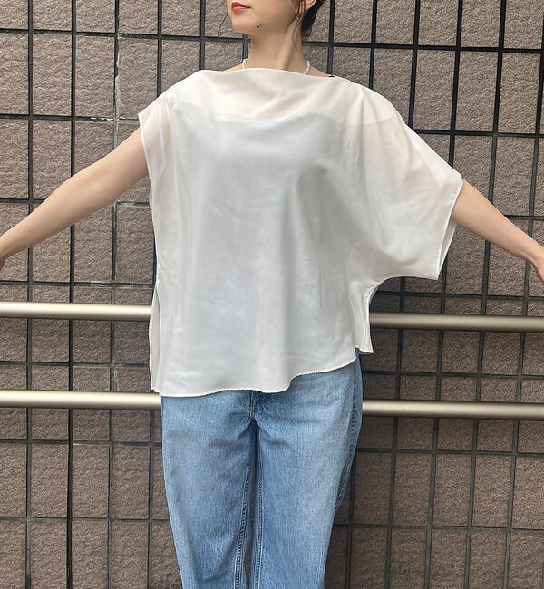 Rouge vif「アシメトリースリーブブラウス」|シャツ・ブラウス|