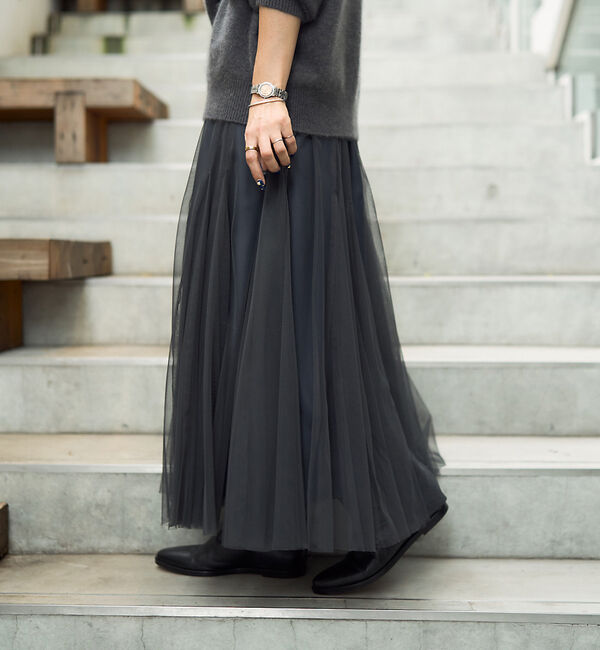 Rouge vif「【追加】チュールマチフレアスカート」|スカート|