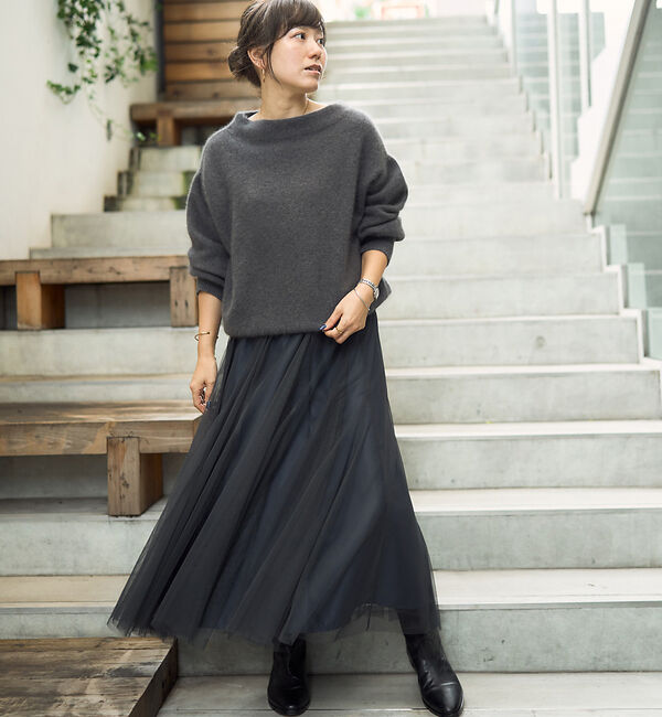 Rouge vif「【追加】チュールマチフレアスカート」|スカート|