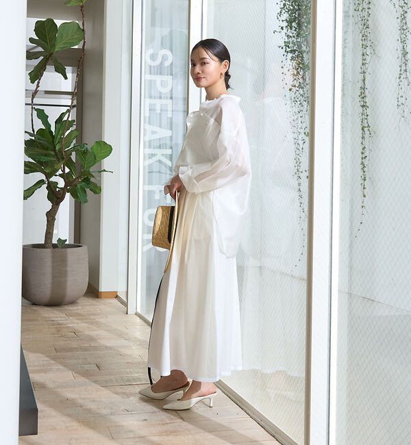 Rouge vif「ポケット付きシアーシャツ」|シャツ・ブラウス|