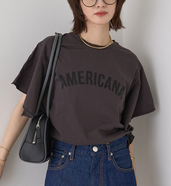 Rouge vif「【AMERICANA&times;MICA＆DEAL/ アメリカーナ&times;マイカ】fill te」|Tシャツ・カットソー|スミクロ