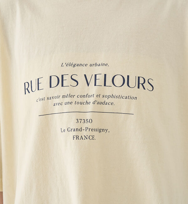 Rouge vif「ピグメントロゴBIG Tシャツ」|Tシャツ・カットソー|